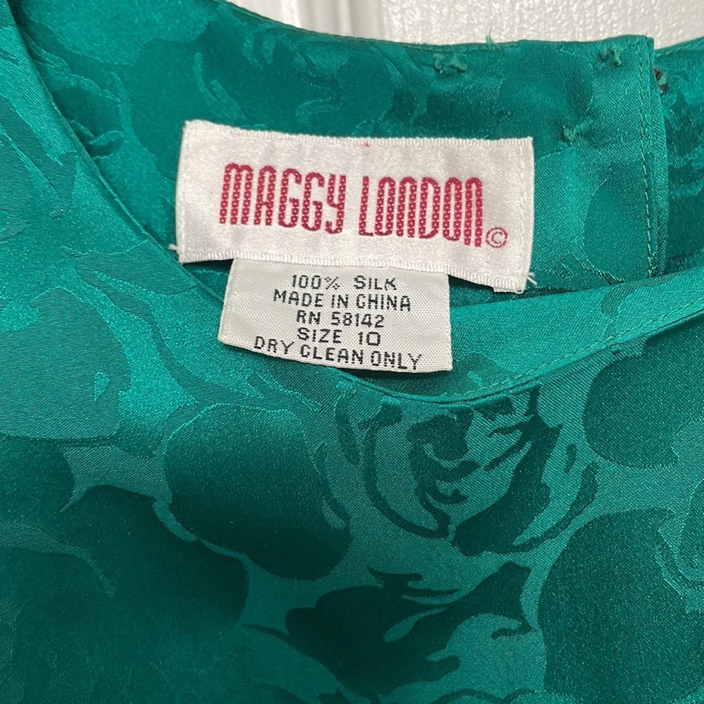 Maggy London, vintage, floral, size‎ 10 dress - Picture 2 of 6